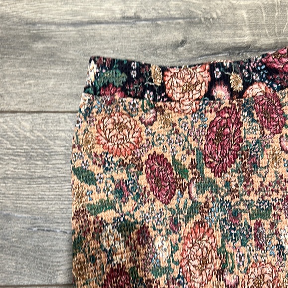 • Farm Rio for Anthropologie • Women’s Maxi Skirt Floral Print / Stripe Small - Picture 4 of 4